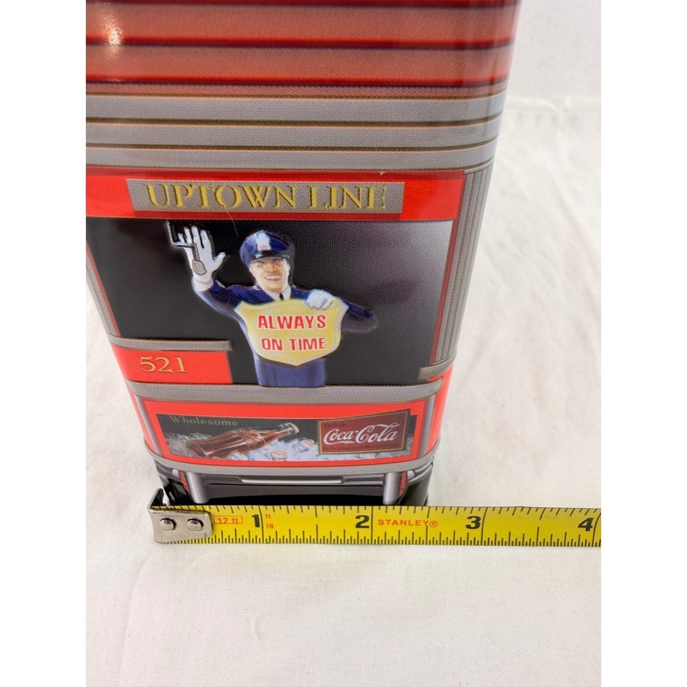 Coca-Cola Cable Car Tin 2002 Metropolitan Uptown Service Collectible - Picture 13 of 13